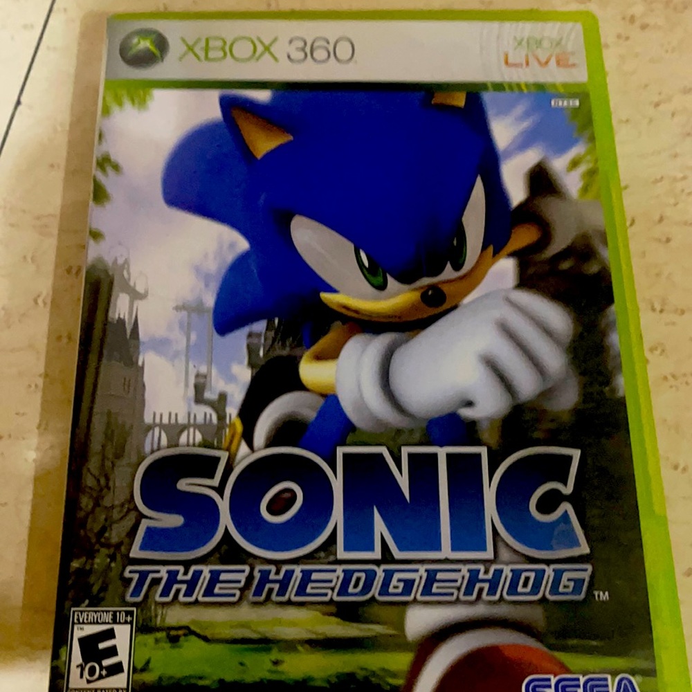 Xbox 360 Sonic The Hedgehog